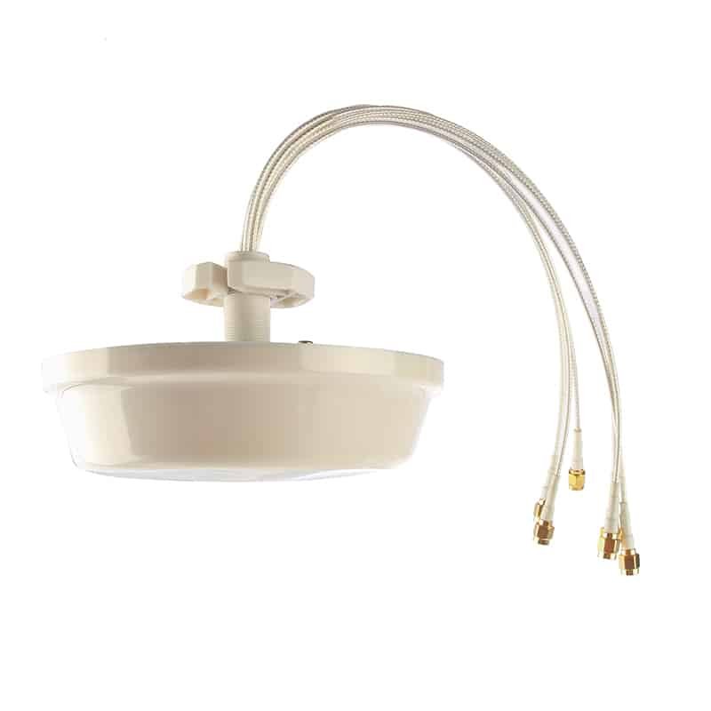 524WiFi™ 6x6 MIMO ceiling Wi-Fi 6E omnidirectional antenna with six SMA leads