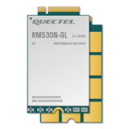 Quectel RM530N-GL 5G NR Sub6 and mmWAVE M.2 NGFF Modem, 3GPP Rel 16 NSA and SA operation, Global module, SDX62, 4x4 MIMO