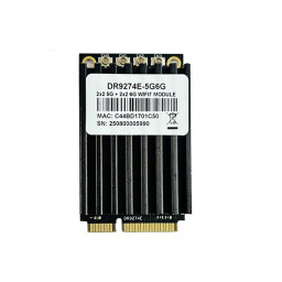 QCN9274 524WiFi WiFi7 DR9274E-D5-7G Qualcomm Dual band Dual Radio 5 - 7 GHz 802.11BE  2X2 MU-MIMO DBDC WIFI7 miniPCIe MODULE, serie ProPlus