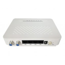 Used C-DATA EOC Slave CD5204, 500Mbps, 4*LAN, 2*F, HomePlug AV, 42/54 diplexer