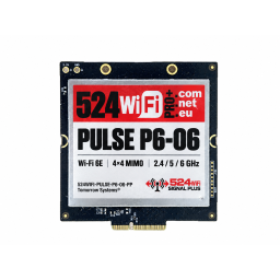 524WiFi Pulse P6-06 Pro Plus – Wi-Fi 6E 4x4 Tri-Band M.2 E-Key Radio Module