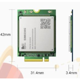 SIMCOM SIM8230G-M2 5G RedCap Multi-Band 5G NR/LTE-FDD/LTE-TDD support Rel-17 5G SA, sub-6, low consumption