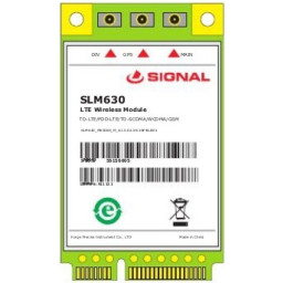 SIGNAL SLM630B (MeiG) miniPCIe TD-LTE/FDD-LTE/TD-SCDMA/WCDMA/GSM Module, ufl connectors