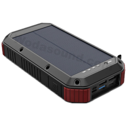 Solar Power bank Wodasport® SolarDozer X30, Outdoor Adventure™ 30100 mAh, up to 12V, Fast charge, Wireless charge