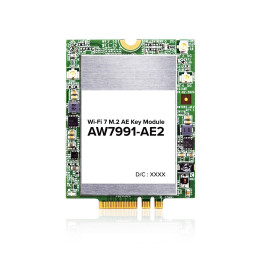 524WiFi 7 BE5000 802.11be Dual Bands Dual Concurrent DBDC G-band 2T2R and A-band 3T3R 2ss Advanced M.2 AE Key Card AW7991-AE2, MediaTek MT7991 AV, for 524wifi.com