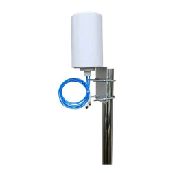 524WiFi™ Outdoor Wi-Fi 6E Omnidirectional Antenna, 2x2 MIMO, 2.4/5/6 GHz, 4/6 dBi, 2x RP-SMA Male
