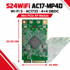 524WiFi AC17-MP4D professional radio module