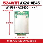 524WiFi AX24-AE4S professional radio module
