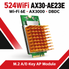 524WiFi AX30-AE23E professional radio module