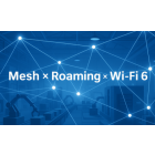 Conceptual illustration of mesh infrastructure and roaming, not a measured performance result