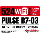 524WiFi™ Pulse B7-03 — Pro Plus and Signal Plus™ label detail