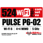 524WiFi™ Pulse P6-02 — Pro Plus and Signal Plus™ label detail