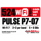 524WiFi™ Pulse P7-07 — Pro Plus and Signal Plus™ label detail