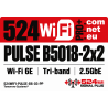 524WiFi™ Pulse B5018-2x2 Pro Plus — Qualcomm IPQ5018 Wi-Fi 6E Tri-Band 2x2 Router Board with 2.5GbE and Gigabit PoE — hardware
