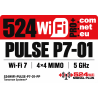 524WiFi™ Pulse P9274-4x4-5G-M2E Pro Plus — Qualcomm QCN9274 Waikiki Wi-Fi 7 4x4 5 GHz M.2 E-Key Radio Module with MMCX — hardware