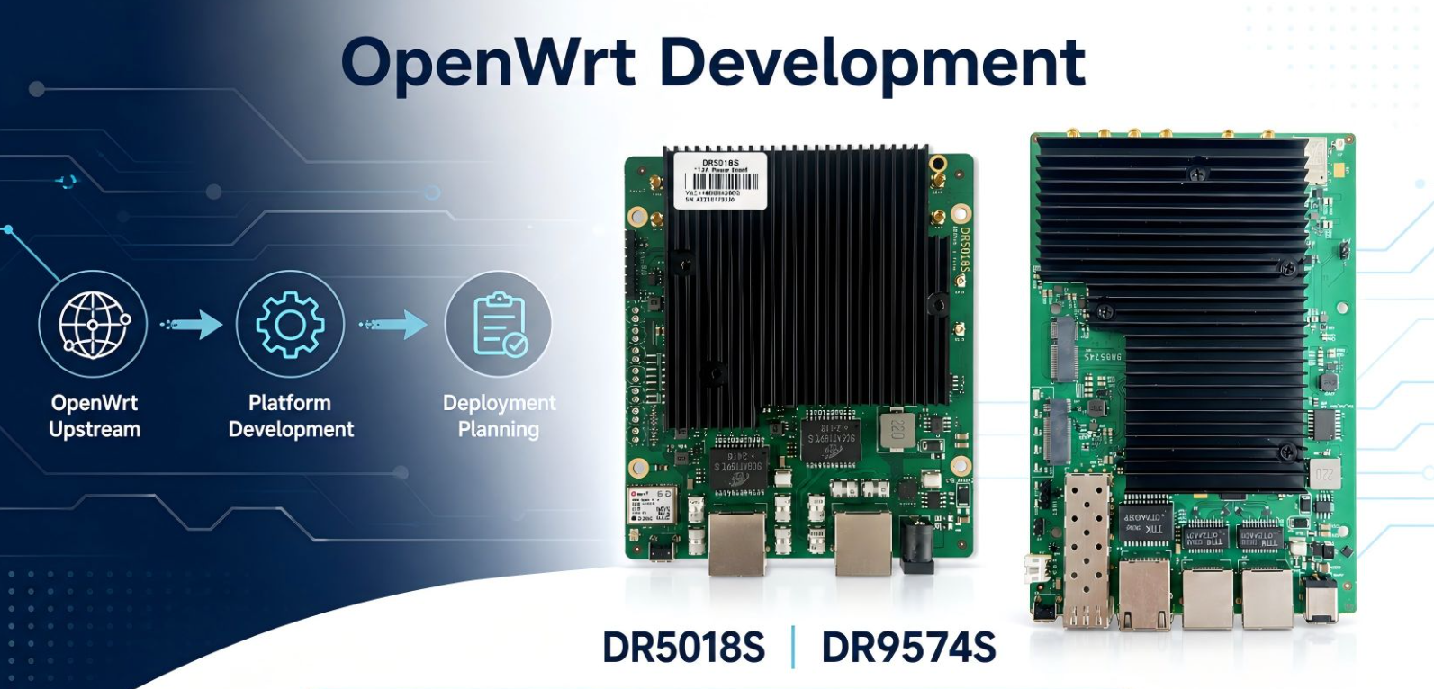 OpenWrt Platform Planning: DR5018S vs DR9574S