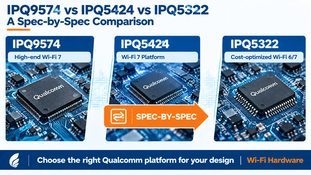IPQ9574 vs IPQ5424 vs IPQ5322: Full Comparison