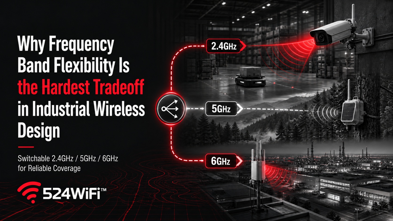 2.4, 5 or 6 GHz? Industrial Wi-Fi Band Selection Guide