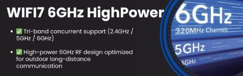 524WiFi is driving the future of high-power 6GHz Wi-Fi 7 solutions—with full support for OpenWRT and…