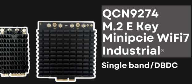 WiFi 7 M.2 E Key PCIe Module for Embedded Systems