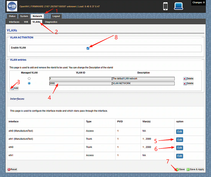 IPQ5018 | DR5018S VLAN Configuration Guide — illustration 4