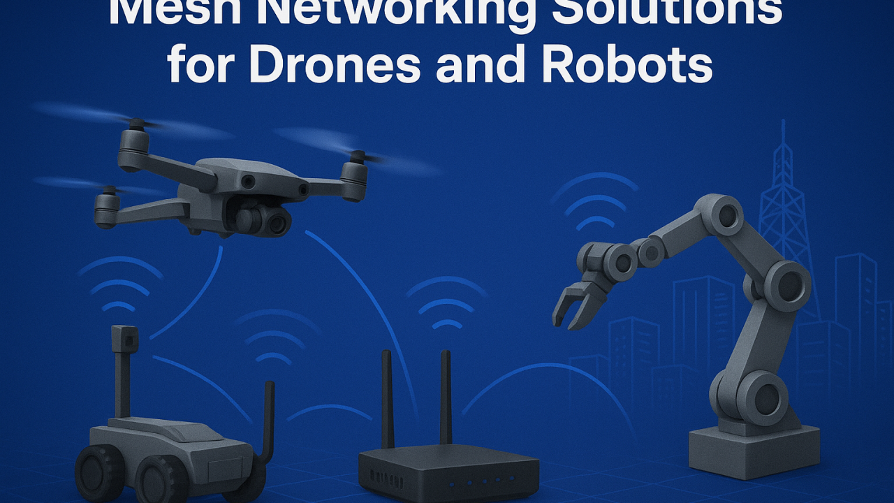 Mesh Networking Solutions for Drones and Robots