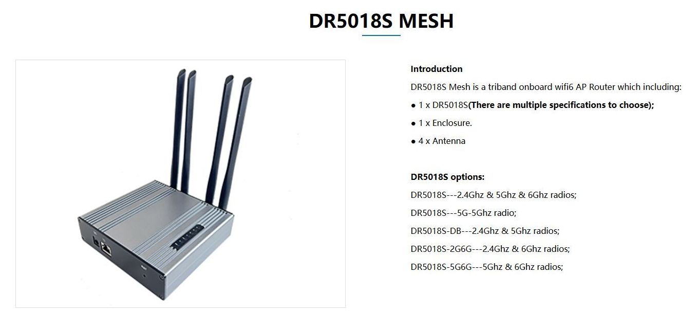 Introducing the DR5018S – Built for Industrial Grade Wireless - Qualcomm IPQ5018 — illustration 3