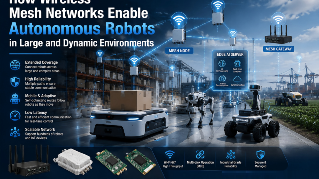 When Robots Move Beyond Wi-Fi Coverage: Why Mesh Matters