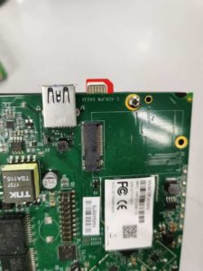 how to insert sim in compex board