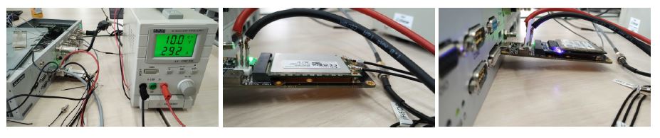 5G NR modem - real working temperature measurement