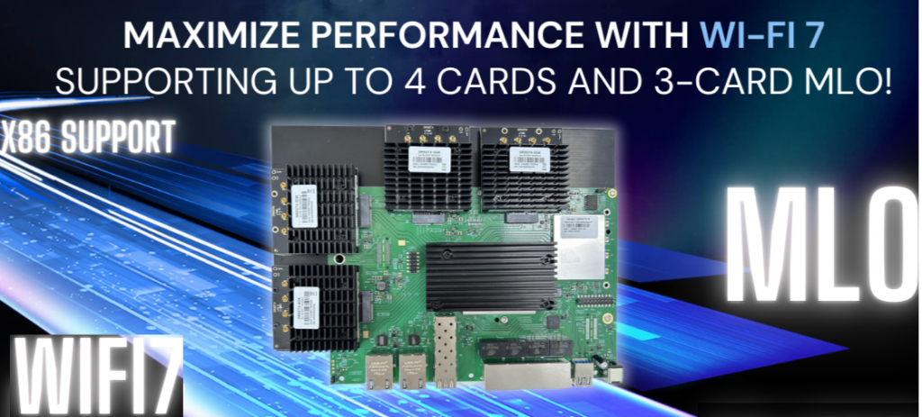 IPQ9574 Supports 4 QCN9274 Cards and Any 3-Card MLO Configuration Wi-Fi 7 Upgrades DR9574